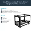 StarTech.com 3U Fixed 19 inch Adjustable Depth Universal Server Rack Rails