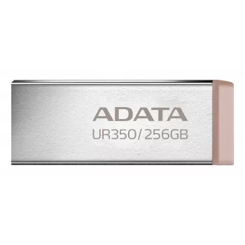 ADATA UR350 USB flash drive 256 GB USB Type-A 3.2 Gen 1 (3.1 Gen 1) Brown, Stainless steel