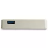 StarTech.com USB C to Gigabit Ethernet Adapter w/USB A Port - White 1Gbps NIC USB 3.0/USB 3.1 Type C Network Adapter - 1GbE USB-C RJ45/LAN TB3 Compatible Windows MacBook Pro Chromebook