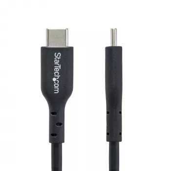 StarTech.com 13ft (4m) USB-C Charging Cable, Charge & Sync, 60W (3A) PD, USB 2.0 Laptop Charger Cable, TPE Jacket - Black USB C Charging Cord