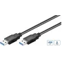Microconnect USB3.0AA2B USB cable USB 3.2 Gen 1 (3.1 Gen 1) 2 m USB A Black