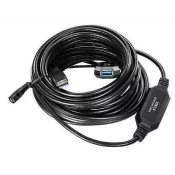 Microconnect USB3.0AAF10A USB cable USB 3.2 Gen 1 (3.1 Gen 1) 10 m USB A Black
