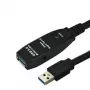 Microconnect USB3.0AAF10A USB cable USB 3.2 Gen 1 (3.1 Gen 1) 10 m USB A Black