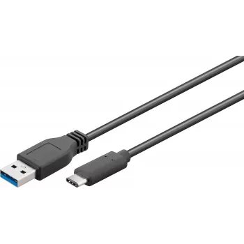 Microconnect USB3.1CA0015 USB cable USB 3.2 Gen 1 (3.1 Gen 1) 0.15 m USB C USB A Black