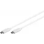Microconnect USB3.1CC05W USB cable USB 3.2 Gen 2 (3.1 Gen 2) 0.5 m USB C White