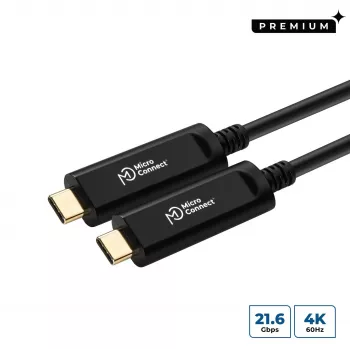 Microconnect USB3.1CC10OP USB cable USB 3.2 Gen 1 (3.1 Gen 1) 10 m USB C Black