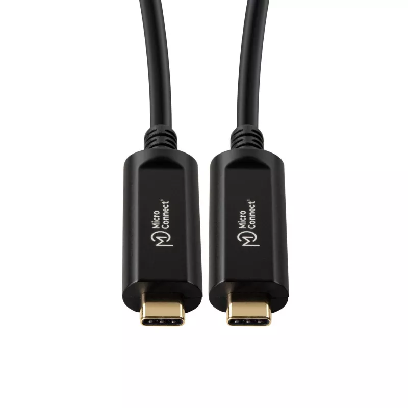 Microconnect USB3.1CC20OP USB cable USB 3.2 Gen 2 (3.1 Gen 2) 20 m USB C Black