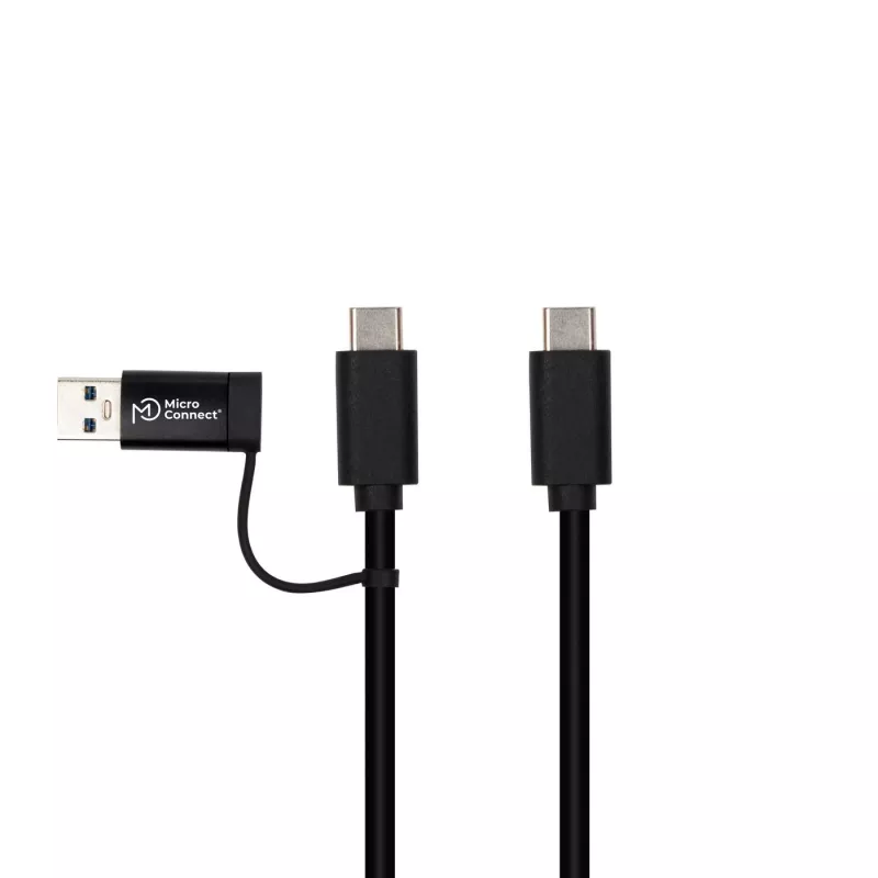 Microconnect USB3.1CCA1 USB cable USB 3.2 Gen 1 (3.1 Gen 1) 1 m USB C Black