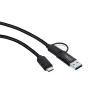 Microconnect USB3.1CCA1 USB cable USB 3.2 Gen 1 (3.1 Gen 1) 1 m USB C Black