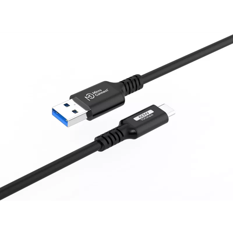 Microconnect USB3.2AC05 USB cable USB 3.2 Gen 2 (3.1 Gen 2) 0.5 m USB C USB A Black