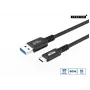 Microconnect USB3.2AC1 USB cable USB 3.2 Gen 2 (3.1 Gen 2) 1 m USB C USB A Black