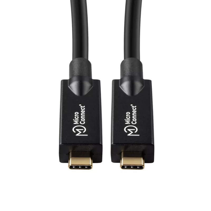 USB Cable Microconnect USB3.2CC15OP 15m USB C Black 10 Gbit/s