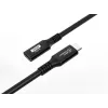 Microconnect USB3.2CC1EX USB cable USB4 Gen 2x2 1 m USB C Black