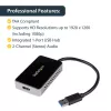 StarTech.com USB 3.0 to HDMI Adapter w/ 1x USB, USB to HDMI Monitor Converter for Windows (no support for macOS/ChromeOS/Linux) - TAA