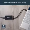 StarTech.com USB 3.0 to HDMI Adapter w/ 1x USB, USB to HDMI Monitor Converter for Windows (no support for macOS/ChromeOS/Linux) - TAA