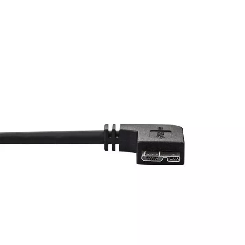 StarTech.com Slim Micro USB 3.0 Cable - M/M - Left-Angle Micro-USB - 1m (3ft)