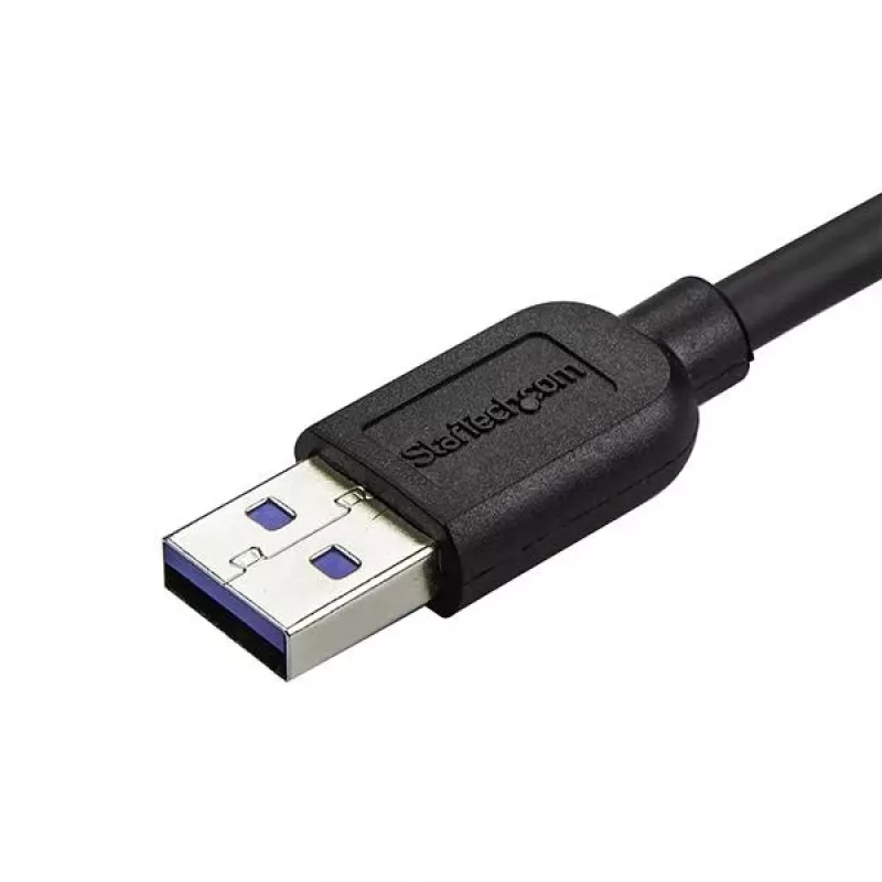 StarTech.com Slim Micro USB 3.0 Cable - M/M - Left-Angle Micro-USB - 1m (3ft)