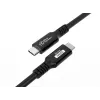 USB Cable Microconnect USB4CC1-240W 1m USB4 Gen 3x2 40 Gbit/s Black