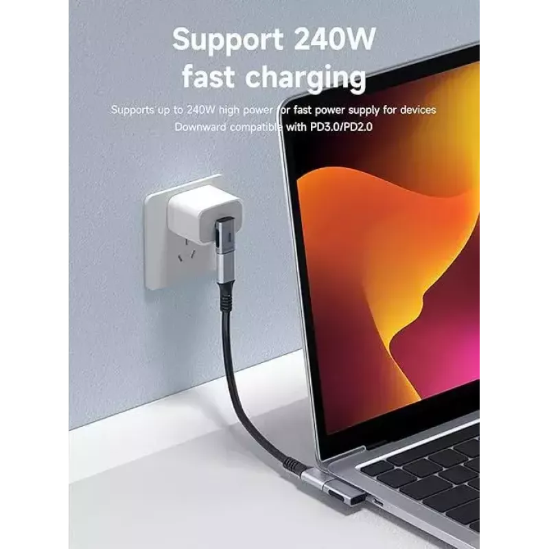 Microconnect USB4-CCFA-240W USB cable 0 m USB C Black