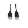 Microconnect USBAAF1B USB cable USB 2.0 1 m USB A Black