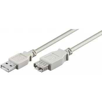 Microconnect USBAAF3 USB cable USB 2.0 3 m USB A Grey