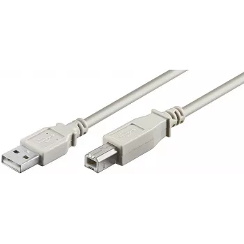 Microconnect USBAB3 USB cable USB 2.0 3 m USB A USB B White