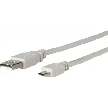 Microconnect USBABMICRO3G USB cable USB 2.0 3 m USB A Micro-USB B Grey