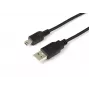 Microconnect USBAMB505 USB cable USB 2.0 0.5 m USB A Mini-USB B Black