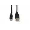 Microconnect USBAMB505 USB cable USB 2.0 0.5 m USB A Mini-USB B Black