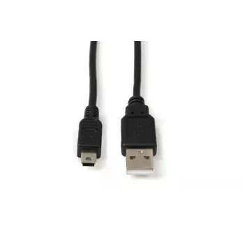 Microconnect USBAMB510 USB cable USB 2.0 10 m USB A Mini-USB B Black