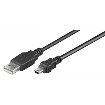 Microconnect USBAMB52 USB cable USB 2.0 1.8 m USB A Mini-USB B Black