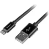 StarTech.com 2 m (6 ft.) USB to Lightning Cable - Long iPhone / iPad / iPod Charger Cable - Lightning to USB Cable - Apple MFi Certified - Black