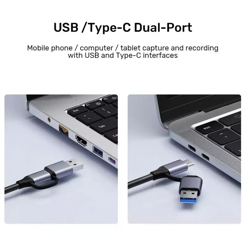 Video Cable Adapter UNITEK V1167A USB Type-A/USB Type-C HDMI Black