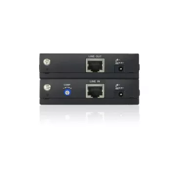 ATEN VGA Over Cat5e/6 Video Extender 150meter, 1920 x 1200 pixels, AV transmitter & receiver, 150 m, Wired, Black