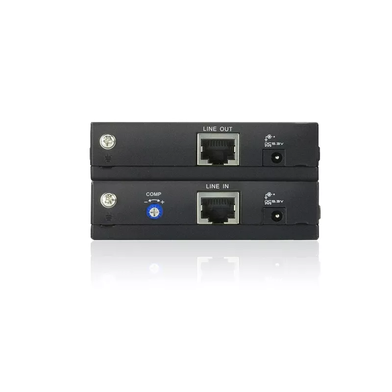ATEN VGA Over Cat5e/6 Video Extender 150meter, 1920 x 1200 pixels, AV transmitter & receiver, 150 m, Wired, Black