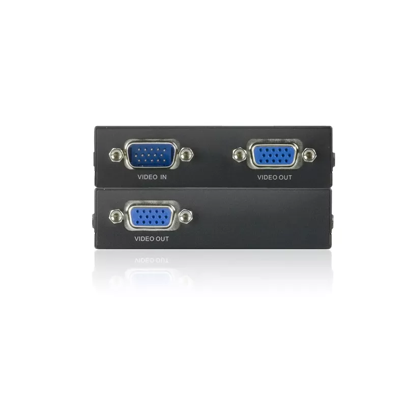 ATEN VGA Over Cat5e/6 Video Extender 150meter, 1920 x 1200 pixels, AV transmitter & receiver, 150 m, Wired, Black