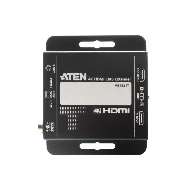 ATEN VE1821-AT-G AV extender AV transmitter & receiver Black
