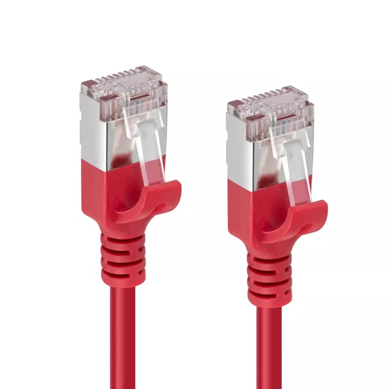 Microconnect V-FTP6A01R-SLIM networking cable Red 1 m Cat6a U/FTP (STP)