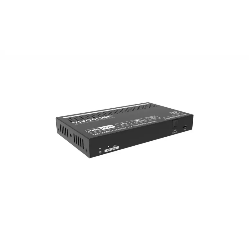 Vivolink VLHDMIEXTHDB2.0 AV extender AV transmitter & receiver Black