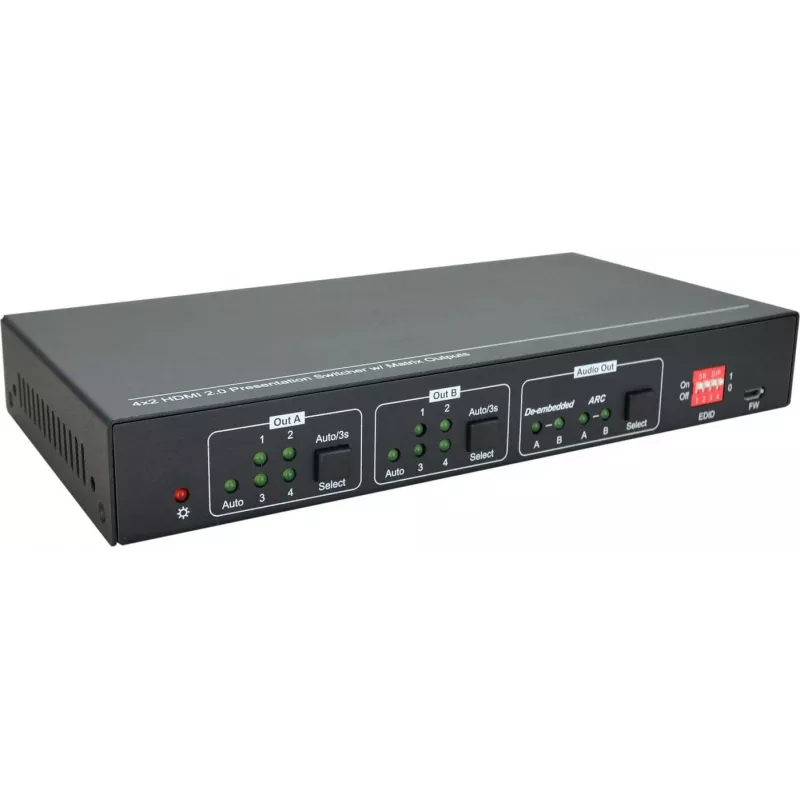 Vivolink VLHDMIMAT4X2RS matrix switcher Scaling matrix switcher 7.5 W