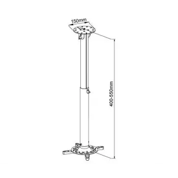 Vivolink VLMC200 project mount Ceiling White