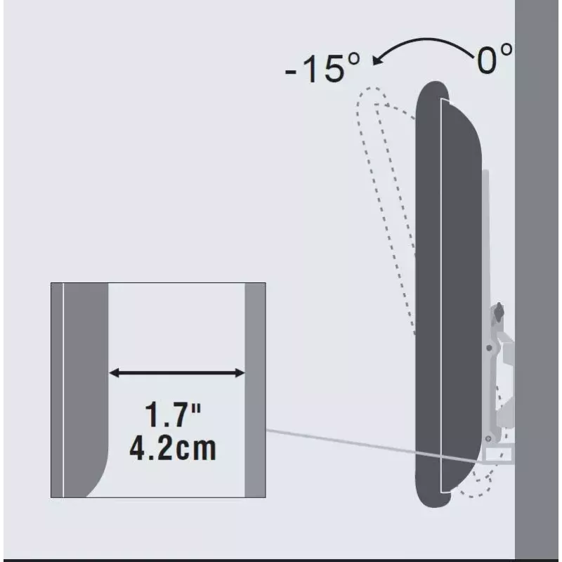 Vivolink VLMW4065T TV mount/stand 165.1 cm (65 inch) Black