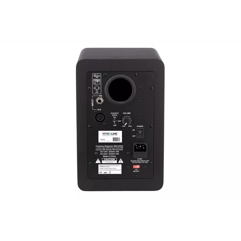 Vivolink VLSP70 loudspeaker 2-way Black Wired 50 W