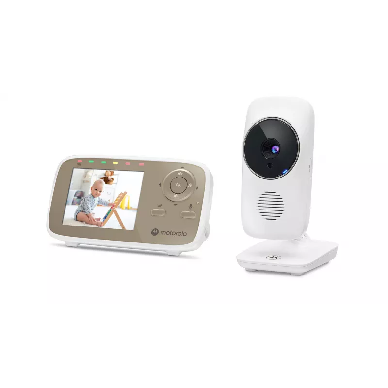 Motorola VM483 video baby monitor 300 m FHSS Gold, White