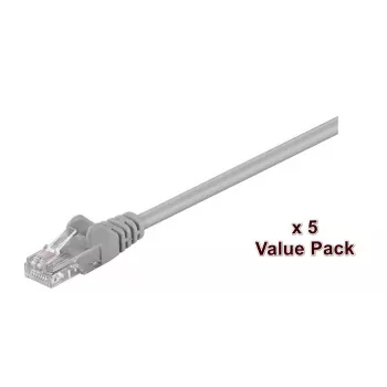 Microconnect V-UTP515VP networking cable Grey 15 m Cat5e U/UTP (UTP)