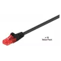Microconnect V-UTP6005SVP networking cable Black 0.5 m Cat6 U/UTP (UTP)