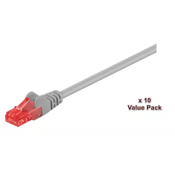 Microconnect V-UTP6005VP networking cable Grey 0.5 m Cat6 U/UTP (UTP)