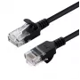Microconnect V-UTP605S-SLIM networking cable Black 5 m Cat6 U/UTP (UTP)