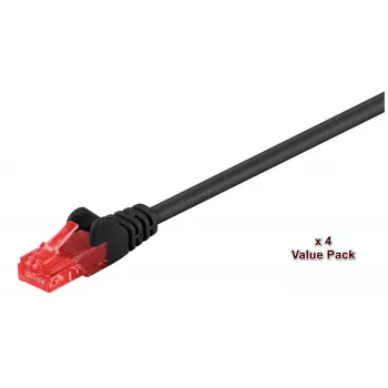 Microconnect V-UTP620SVP networking cable Black 20 m Cat6 U/UTP (UTP)