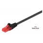 Microconnect V-UTP620SVP networking cable Black 20 m Cat6 U/UTP (UTP)